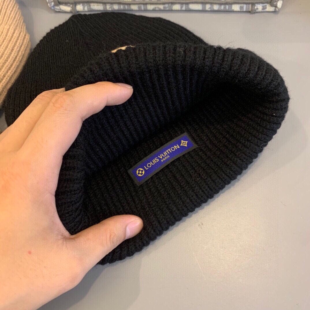 Tunde Store Louis Vuitton Monogram Beanie in Black