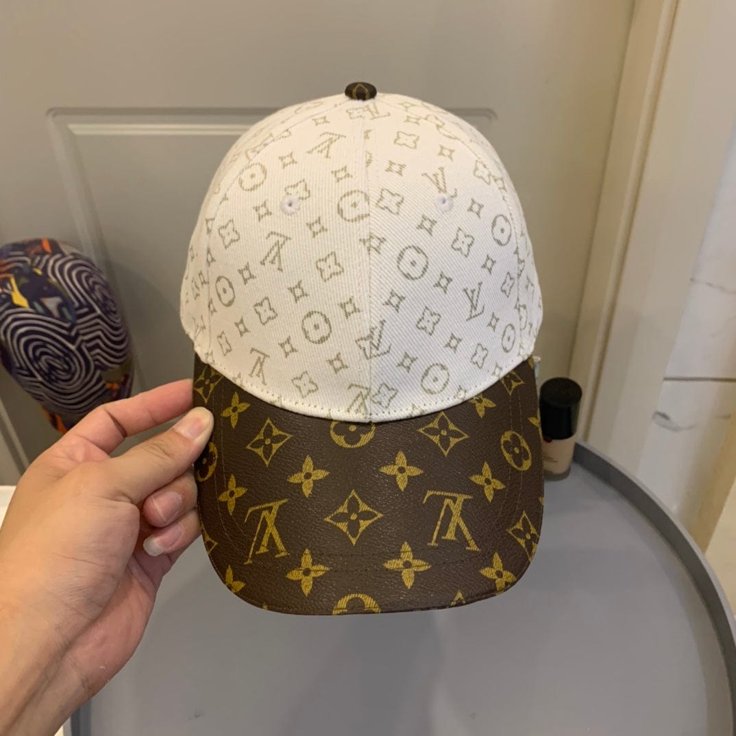Tunde Store Louis Vuitton Monogram Canvas and White Cotton Cap