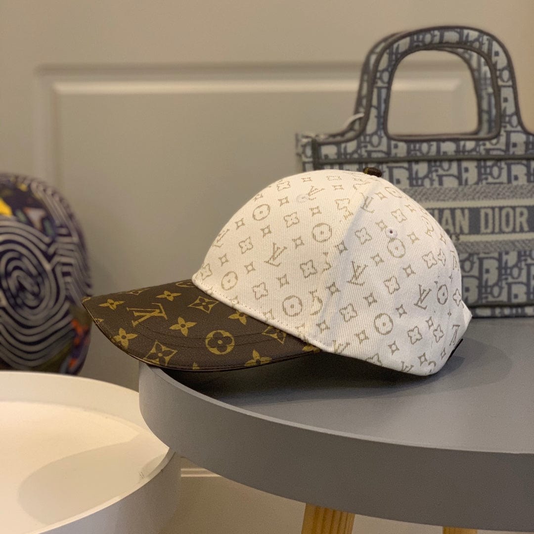 Tunde Store Louis Vuitton Monogram Canvas and White Cotton Cap