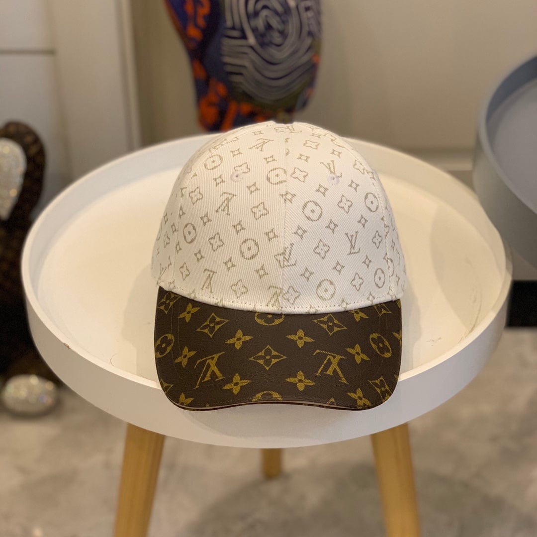 Tunde Store Louis Vuitton Monogram Canvas and White Cotton Cap