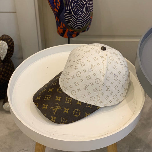 Tunde Store Louis Vuitton Monogram Canvas and White Cotton Cap