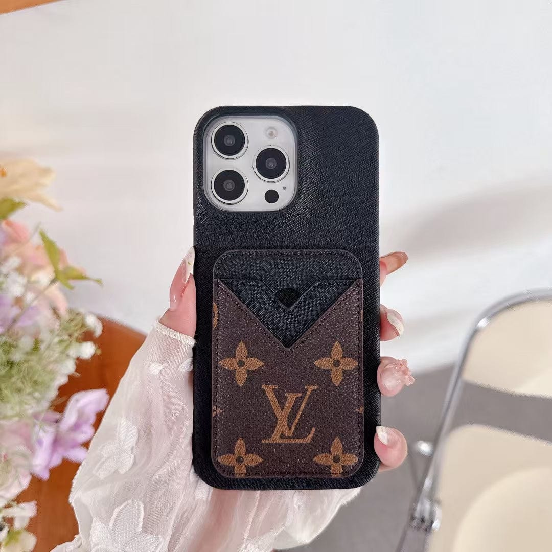 Tunde Store Louis Vuitton Monogram Card Slot Leather iPhone Case