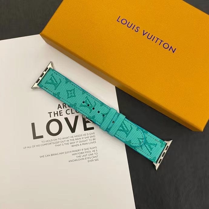 Tunde Store Louis Vuitton Monogram Embossed Apple Watch Bands