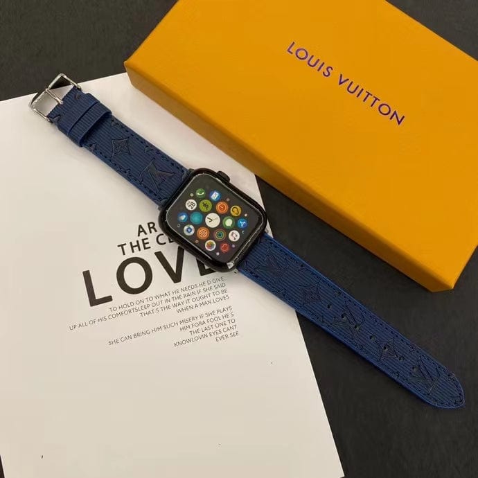 Tunde Store Louis Vuitton Monogram Embossed Apple Watch Bands