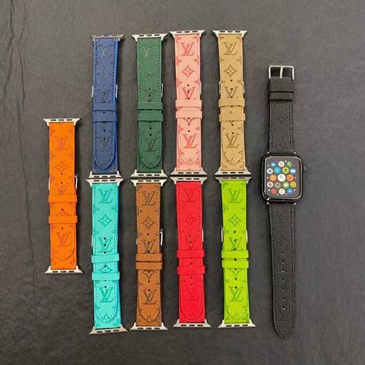 Tunde Store Louis Vuitton Monogram Embossed Apple Watch Bands