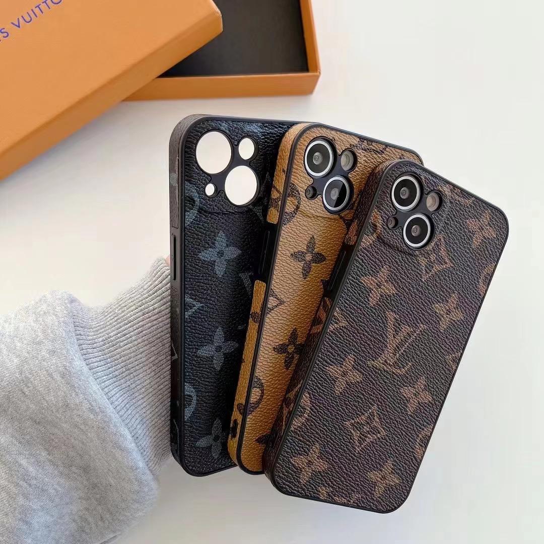 Tunde Store Louis Vuitton Monogram Leather iPhone Cases - Available for iPhone 11 to iPhone 15