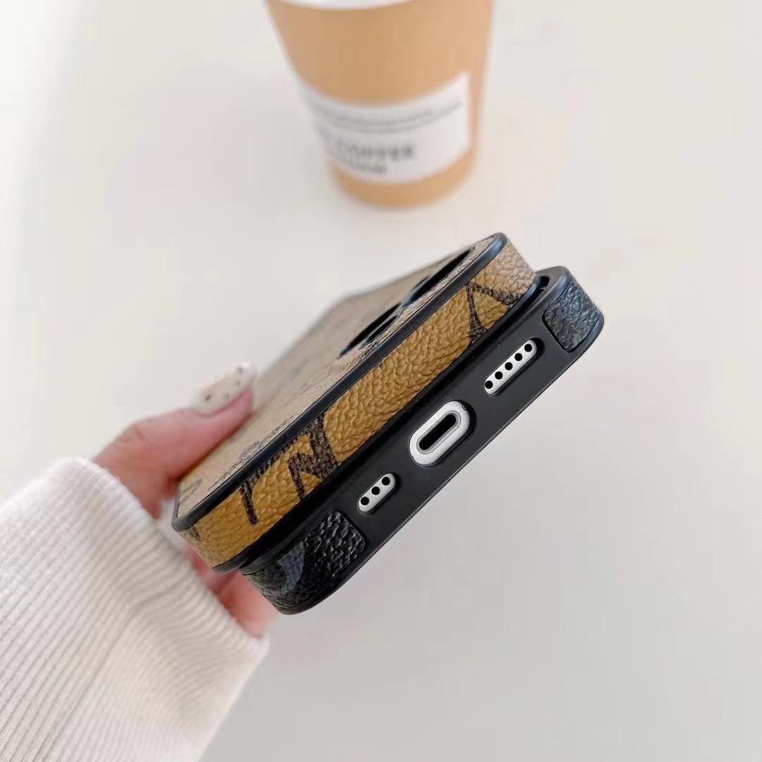 Tunde Store Louis Vuitton Monogram Leather iPhone Cases - Available for iPhone 11 to iPhone 15