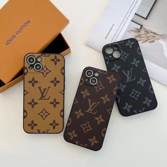 Tunde Store Louis Vuitton Monogram Leather iPhone Cases - Available for iPhone 11 to iPhone 15