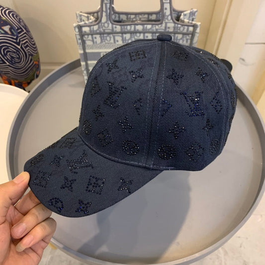 Tunde Store Louis Vuitton Navy Blue Monogram Baseball Cap