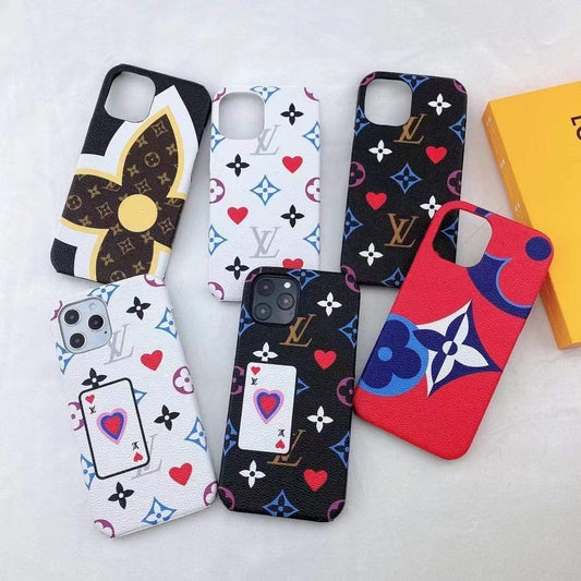 Tunde Store Louis Vuitton New Colorful Leather iPhone 15 Cases