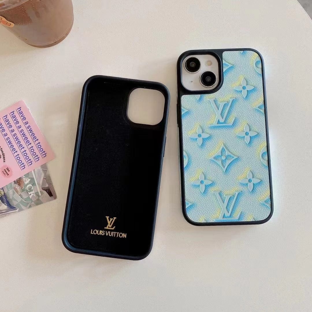 Tunde Store Louis Vuitton Pastel Monogram Embossed iPhone Cases