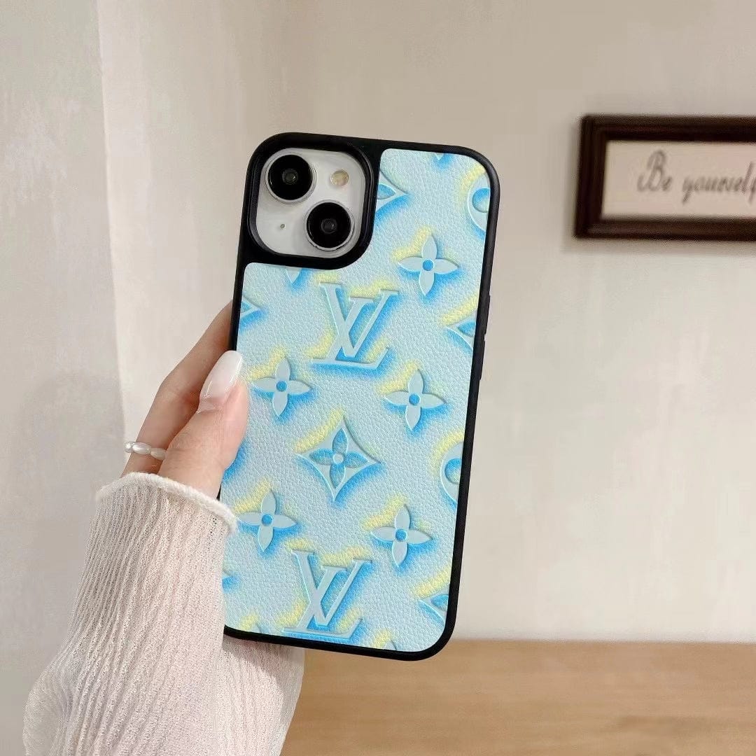 Tunde Store Louis Vuitton Pastel Monogram Embossed iPhone Cases