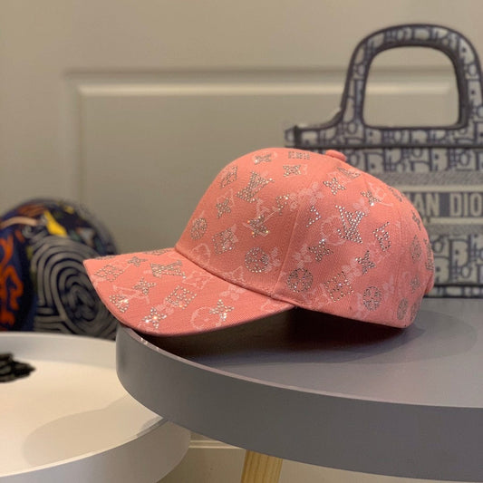 Tunde Store Louis Vuitton Pink Monogram Baseball Cap