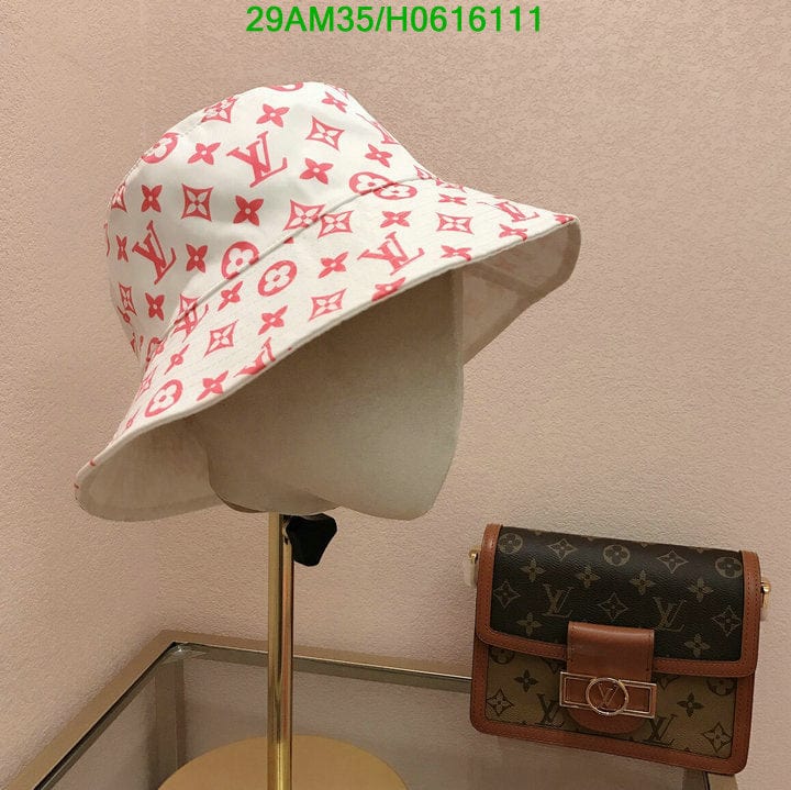 Tunde Store Louis Vuitton Pink & White Bucket Hat
