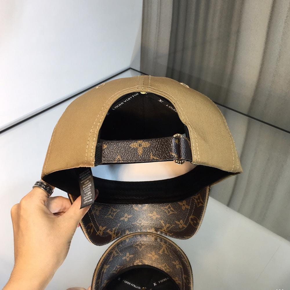 Tunde Store Louis Vuitton Premium Brown and Caramel Cap for Men