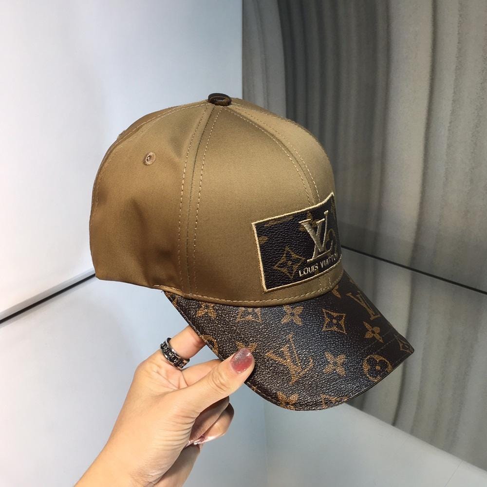 Tunde Store Louis Vuitton Premium Brown and Caramel Cap for Men