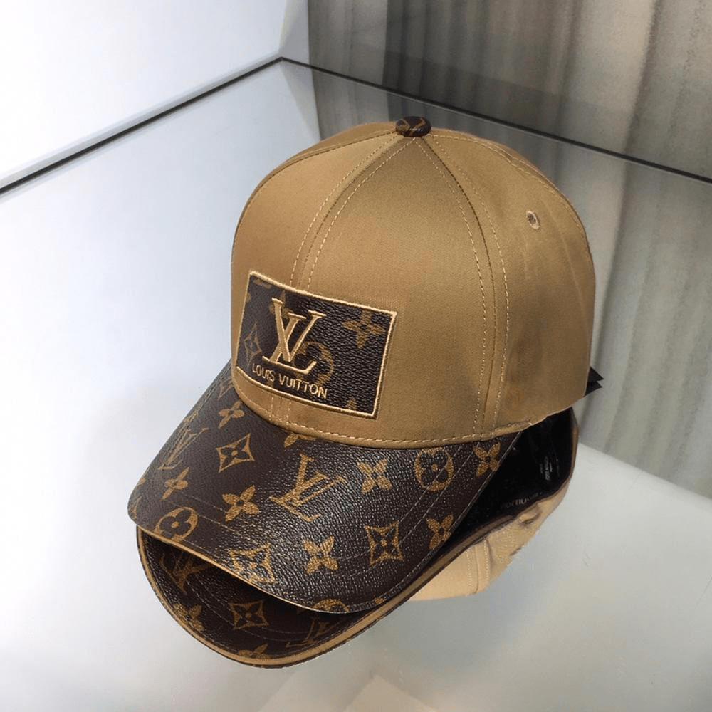 Tunde Store Louis Vuitton Premium Brown and Caramel Cap for Men