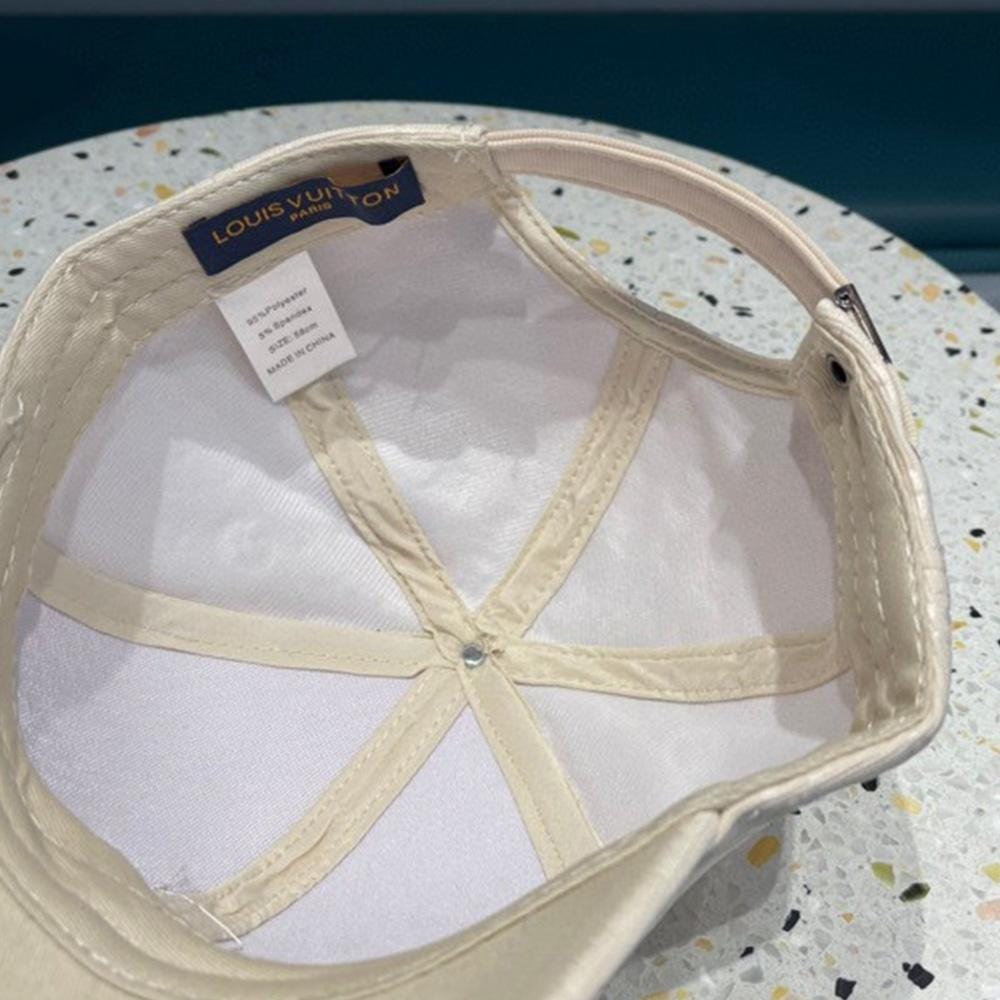 Tunde Store Louis Vuitton Prestige Cream Cap for Men - Monogram Plaid Men Cap
