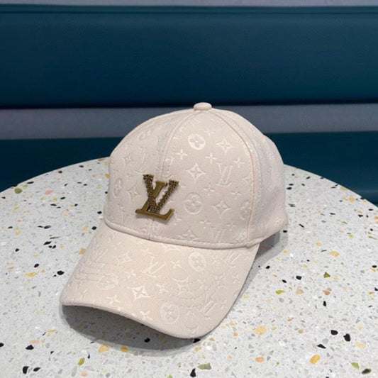Tunde Store Louis Vuitton Prestige Cream Cap for Men - Monogram Plaid Men Cap