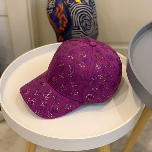 Tunde Store Louis Vuitton Purple Monogram Baseball Cap
