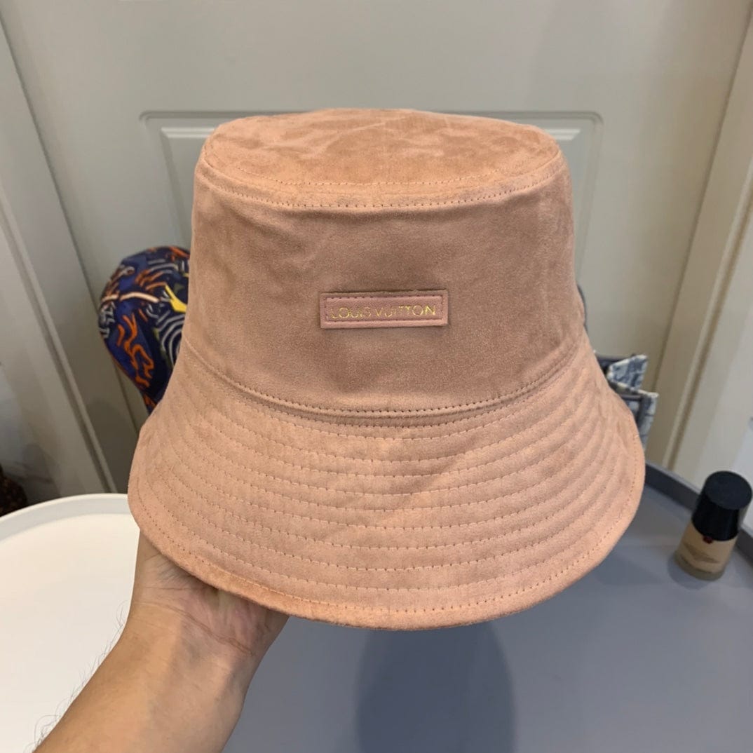 Tunde Store Louis Vuitton Reversible Suede and Embossed Leather Bucket Hat