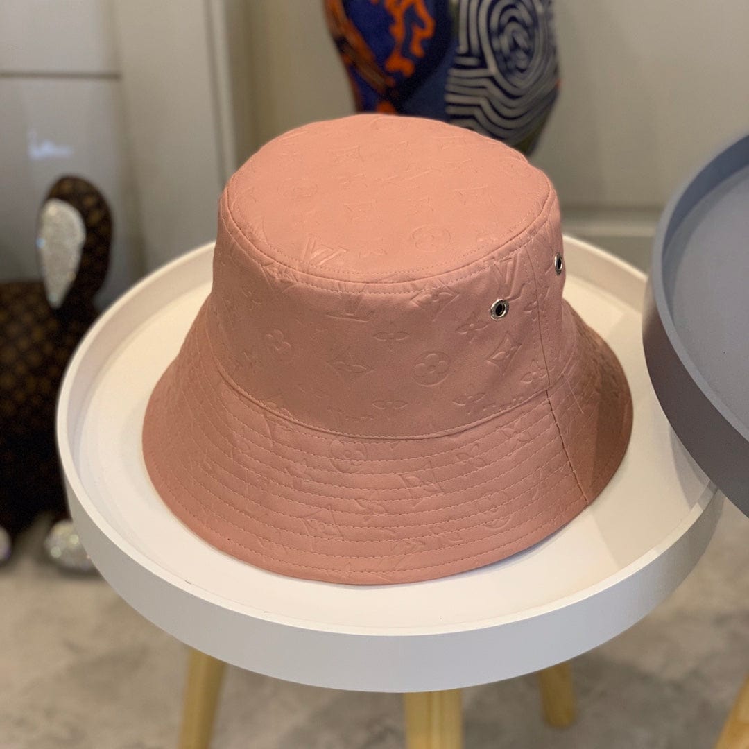 Tunde Store Louis Vuitton Reversible Suede and Embossed Leather Bucket Hat