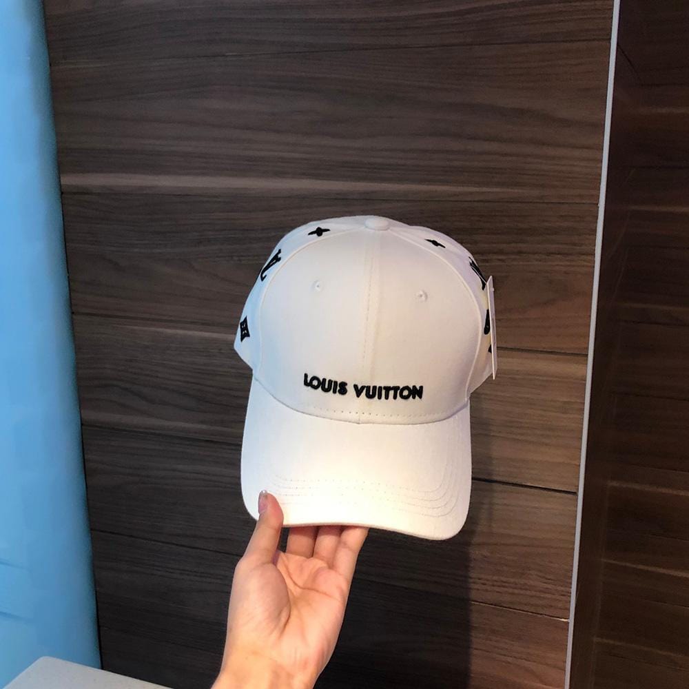 Tunde Store Louis Vuitton Sleek White Cap for Men | Men Cap's
