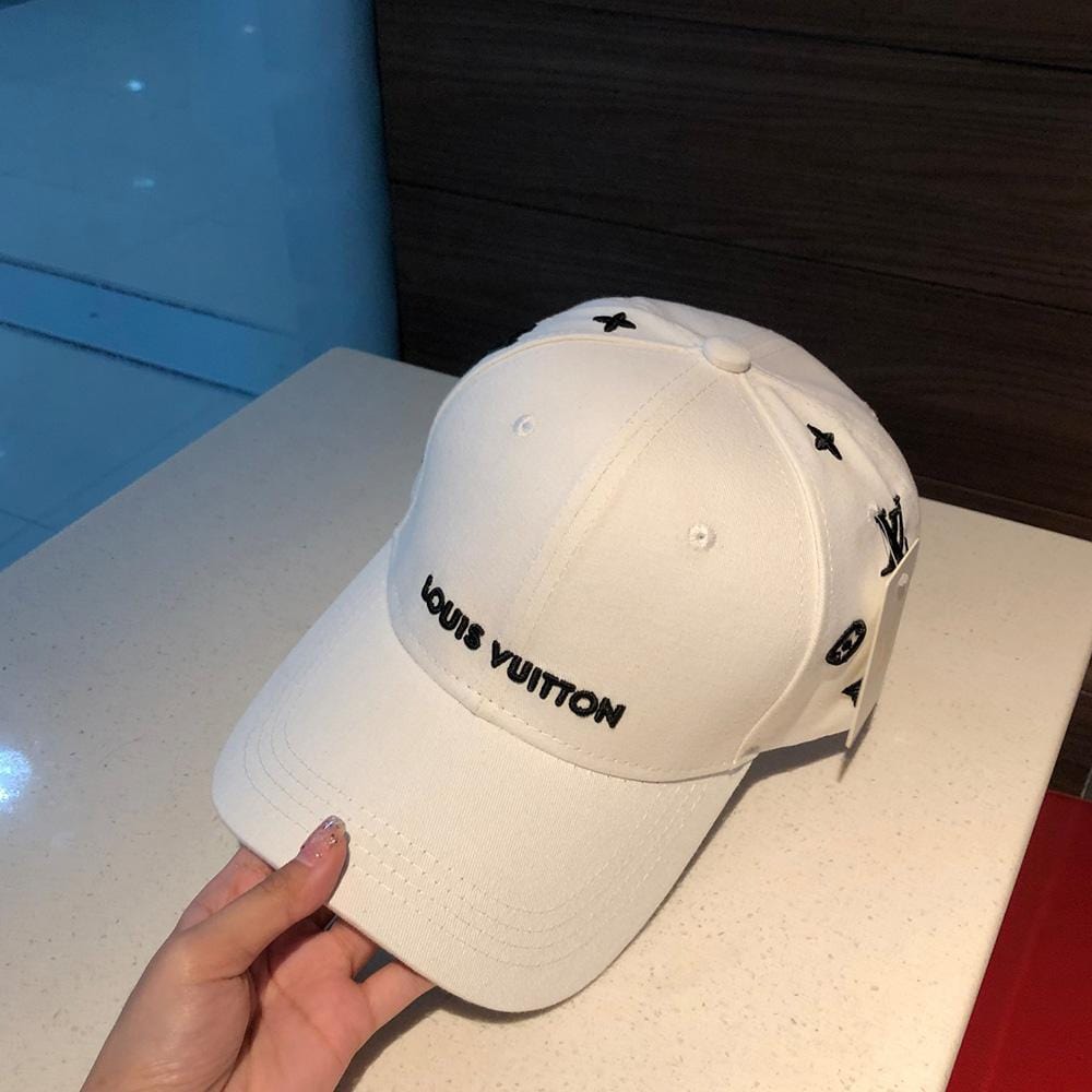 Tunde Store Louis Vuitton Sleek White Cap for Men | Men Cap's