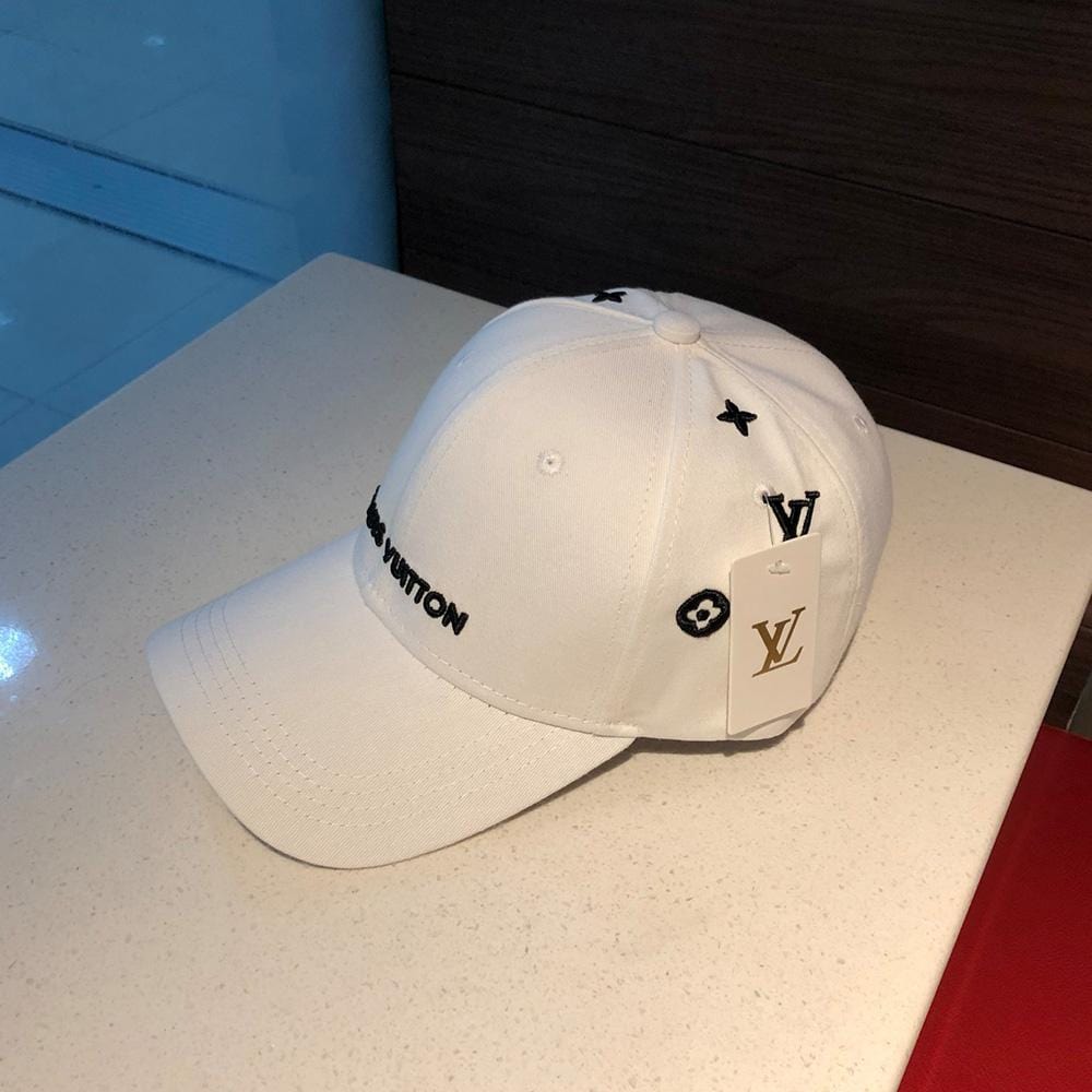 Tunde Store Louis Vuitton Sleek White Cap for Men | Men Cap's
