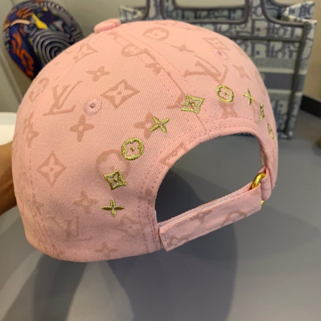 Tunde Store Louis Vuitton Soft Pink Monogram Cap