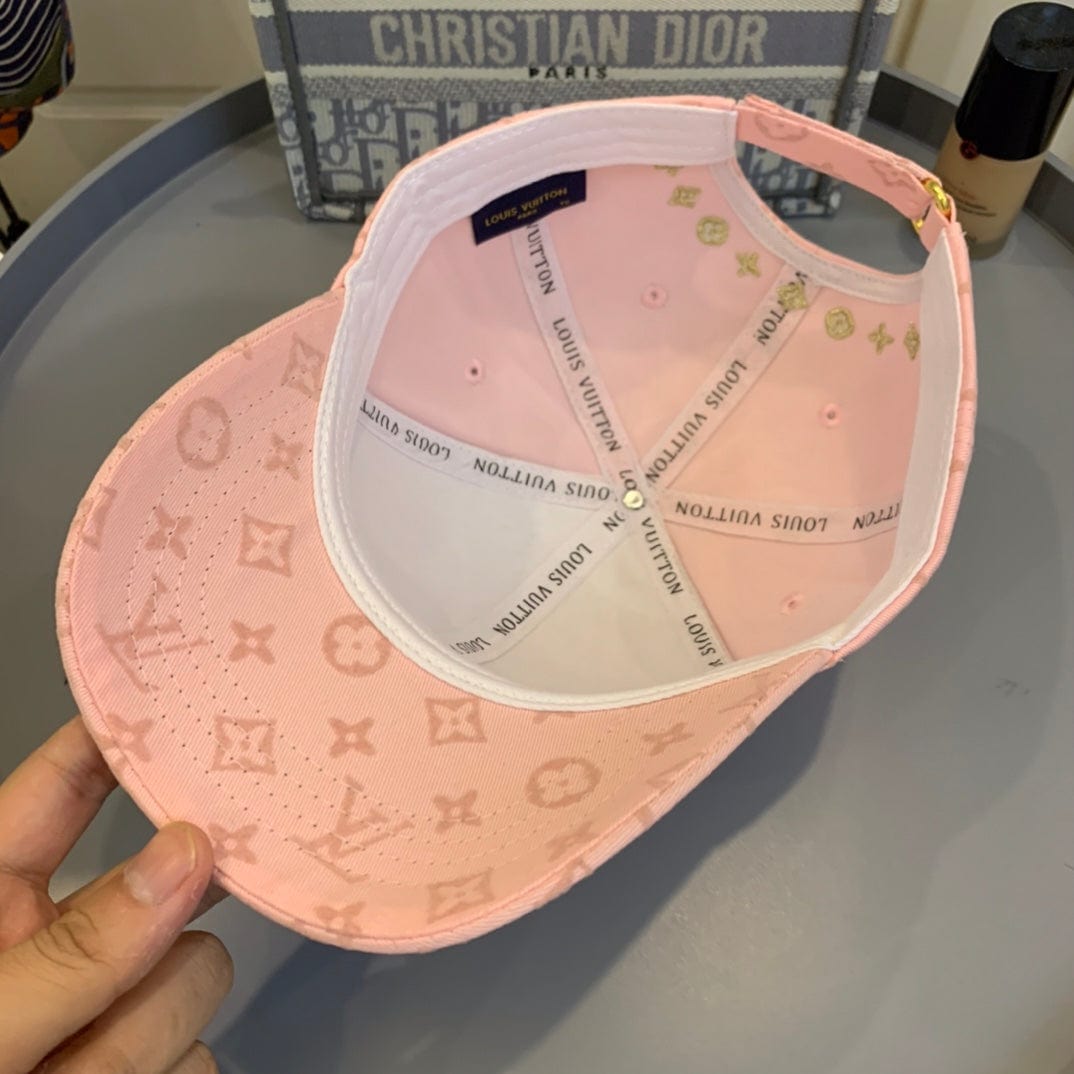 Tunde Store Louis Vuitton Soft Pink Monogram Cap