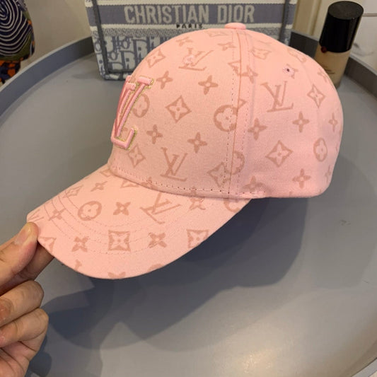 Tunde Store Louis Vuitton Soft Pink Monogram Cap