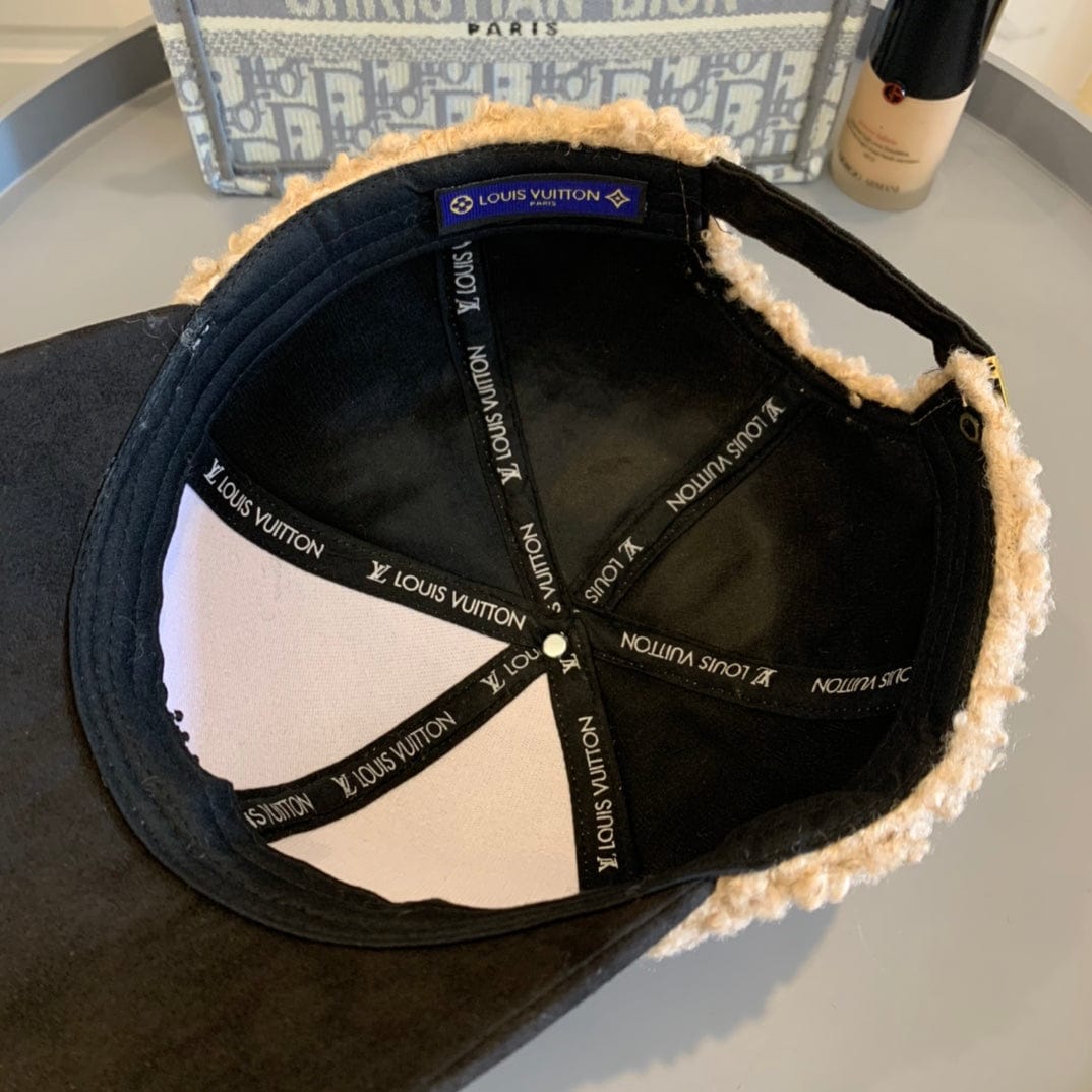 Tunde Store Louis Vuitton Textured Sherpa and Monogram Cap