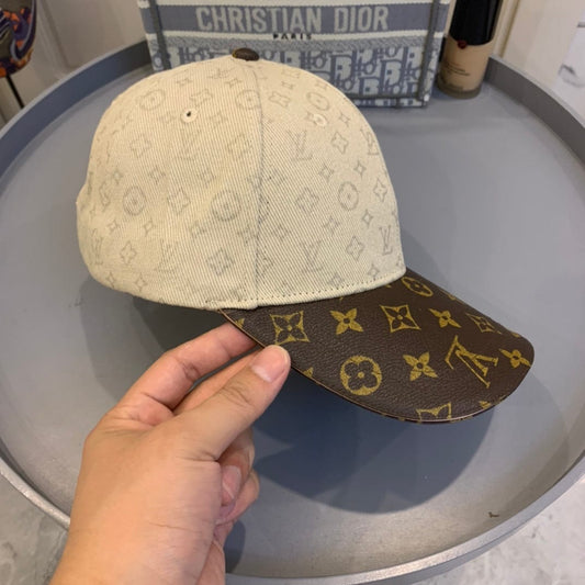 Tunde Store Louis Vuitton Two-Tone Monogram Baseball Cap in Black and Brown