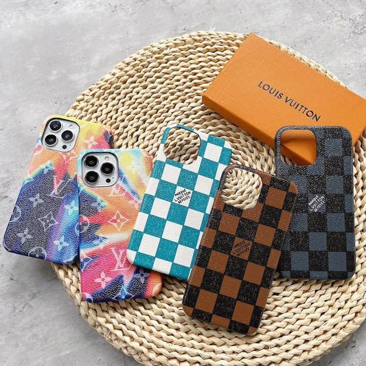 Tunde Store Louis Vuitton Vibrant Bleach Rainbow iPhone Cases