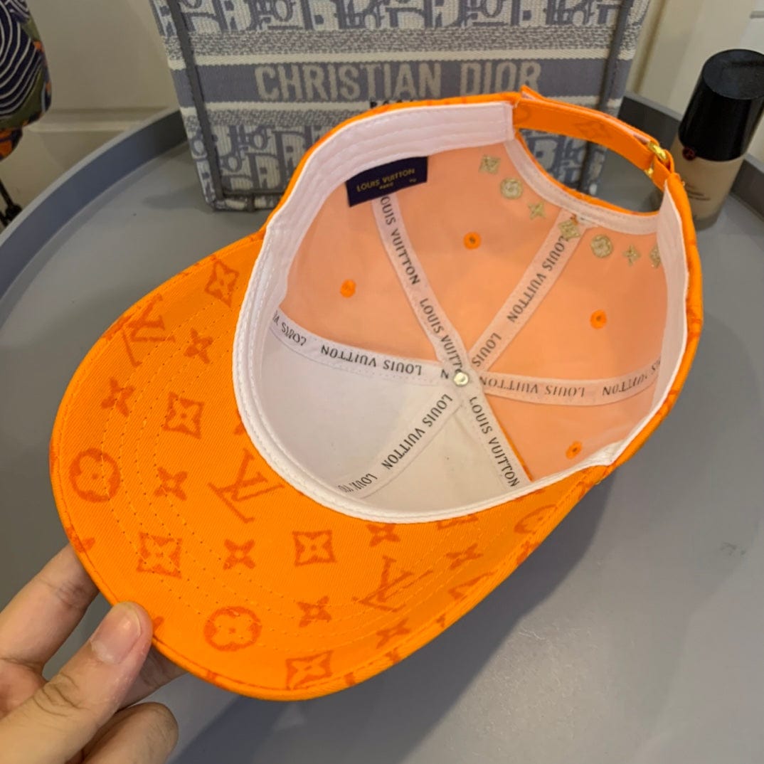 Tunde Store Louis Vuitton Vibrant Orange Monogram Cap