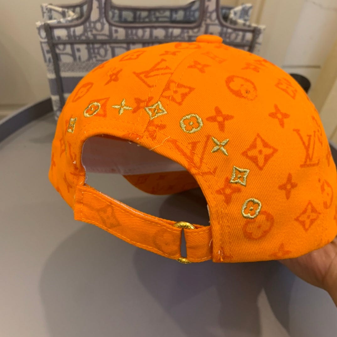 Tunde Store Louis Vuitton Vibrant Orange Monogram Cap