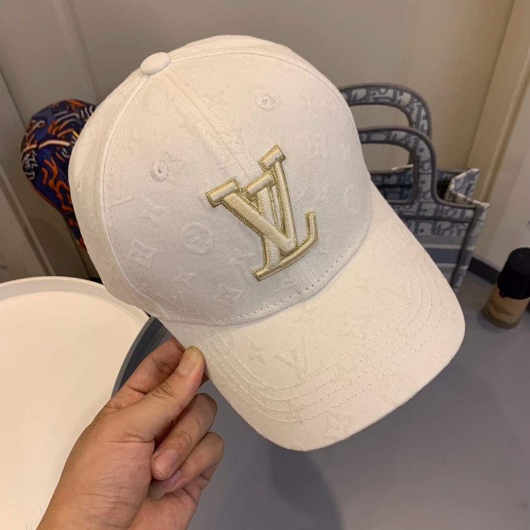 Tunde Store Louis Vuitton White Gold Monogram Cap