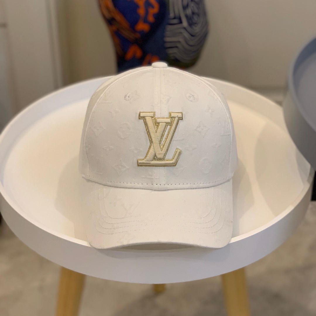 Tunde Store Louis Vuitton White Gold Monogram Cap