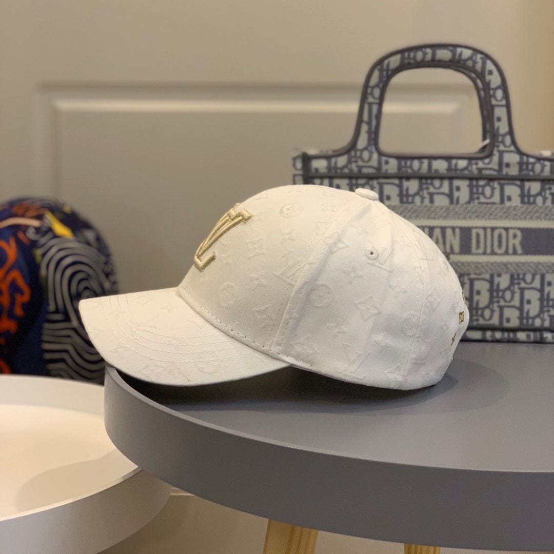 Tunde Store Louis Vuitton White Gold Monogram Cap