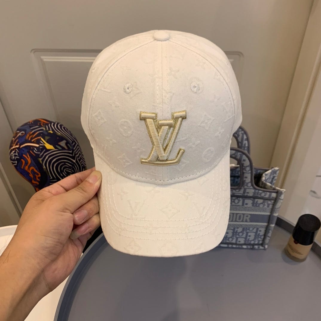 Tunde Store Louis Vuitton White Gold Monogram Cap