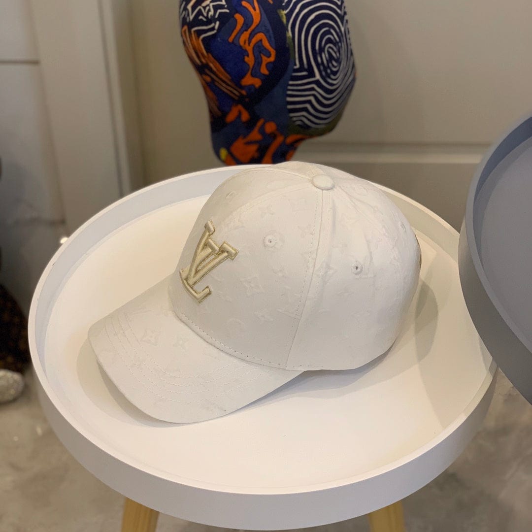 Tunde Store Louis Vuitton White Gold Monogram Cap