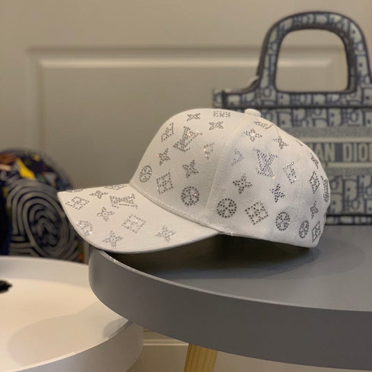 Tunde Store Louis Vuitton White Monogram Baseball Cap