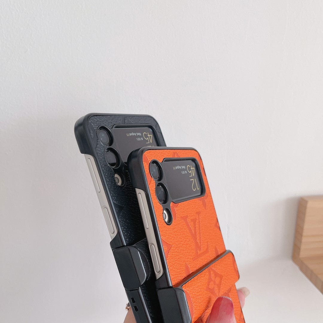 Tunde Store Louis Vuitton Z Flip Phone Case with Finger Strap | Stylish Grip