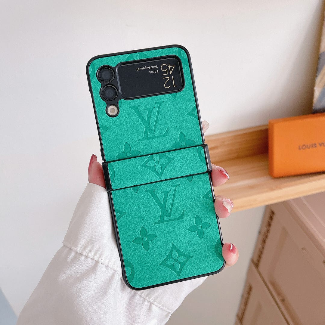 Tunde Store Louis Vuitton Z Flip Phone Case with Finger Strap | Stylish Grip