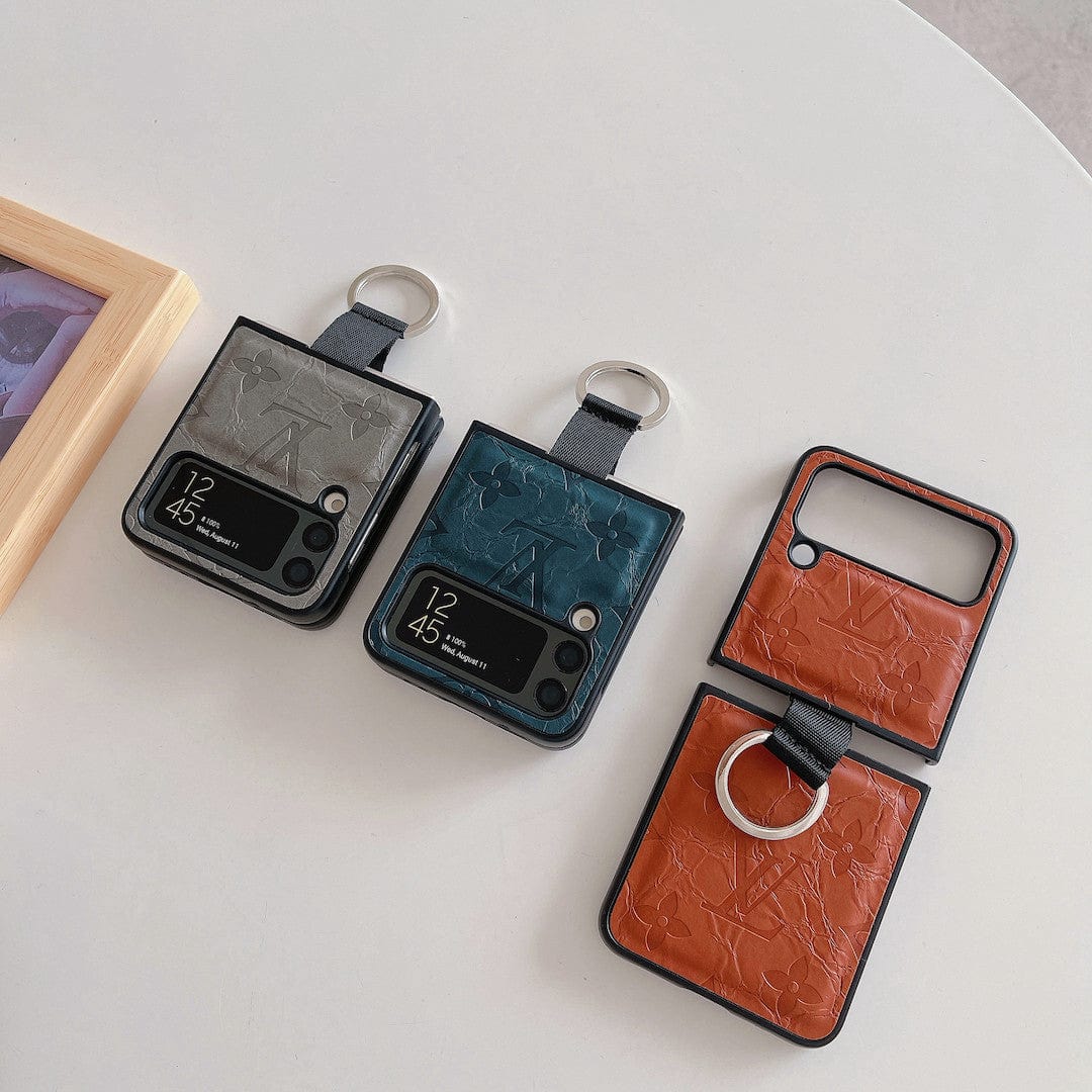 Tunde Store Louis Vuitton Z Flip Phone Case with Ring Holder