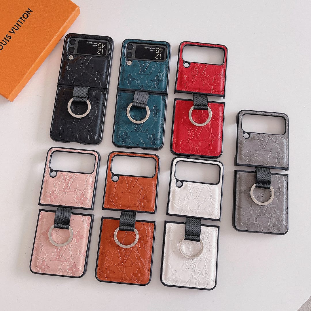 Tunde Store Louis Vuitton Z Flip Phone Case with Ring Holder