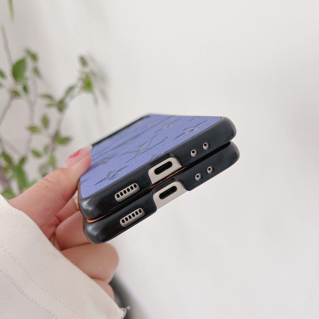 Tunde Store Louis Vuitton Z Flip Phone Cases | Luxurious Craftsmanship with Black Frame