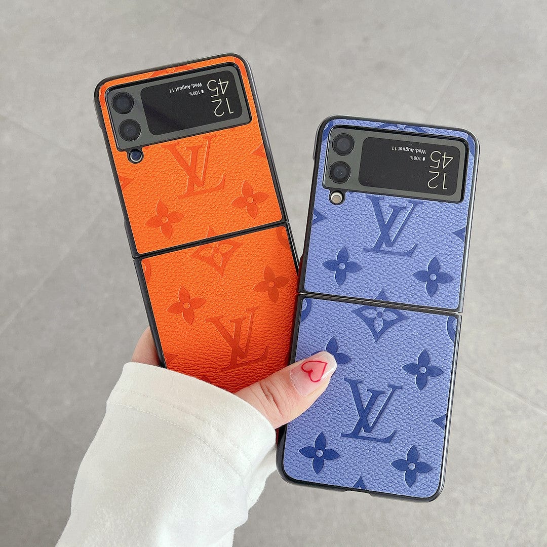 Tunde Store Louis Vuitton Z Flip Phone Cases | Luxurious Craftsmanship with Black Frame