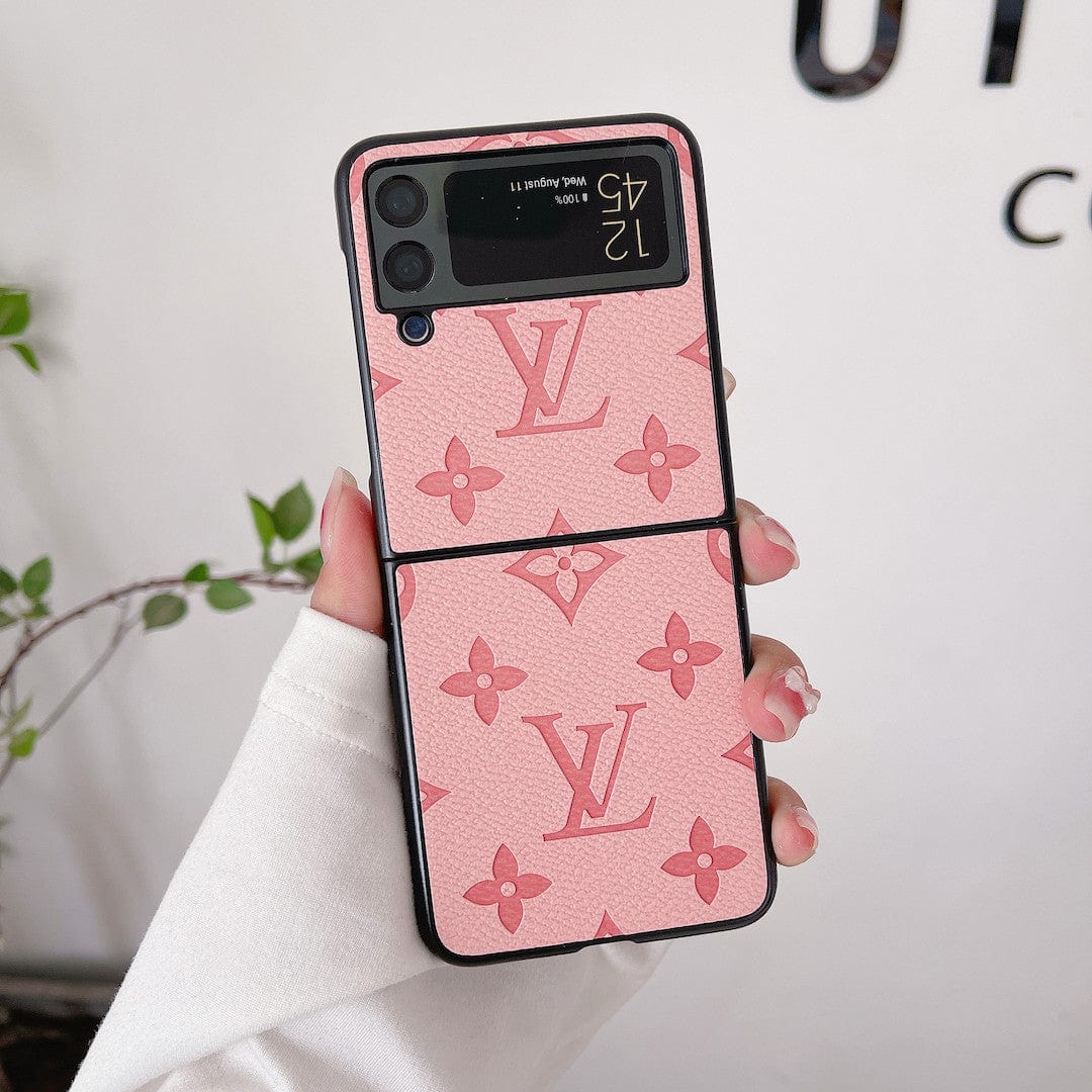 Tunde Store Louis Vuitton Z Flip Phone Cases | Luxurious Craftsmanship with Black Frame